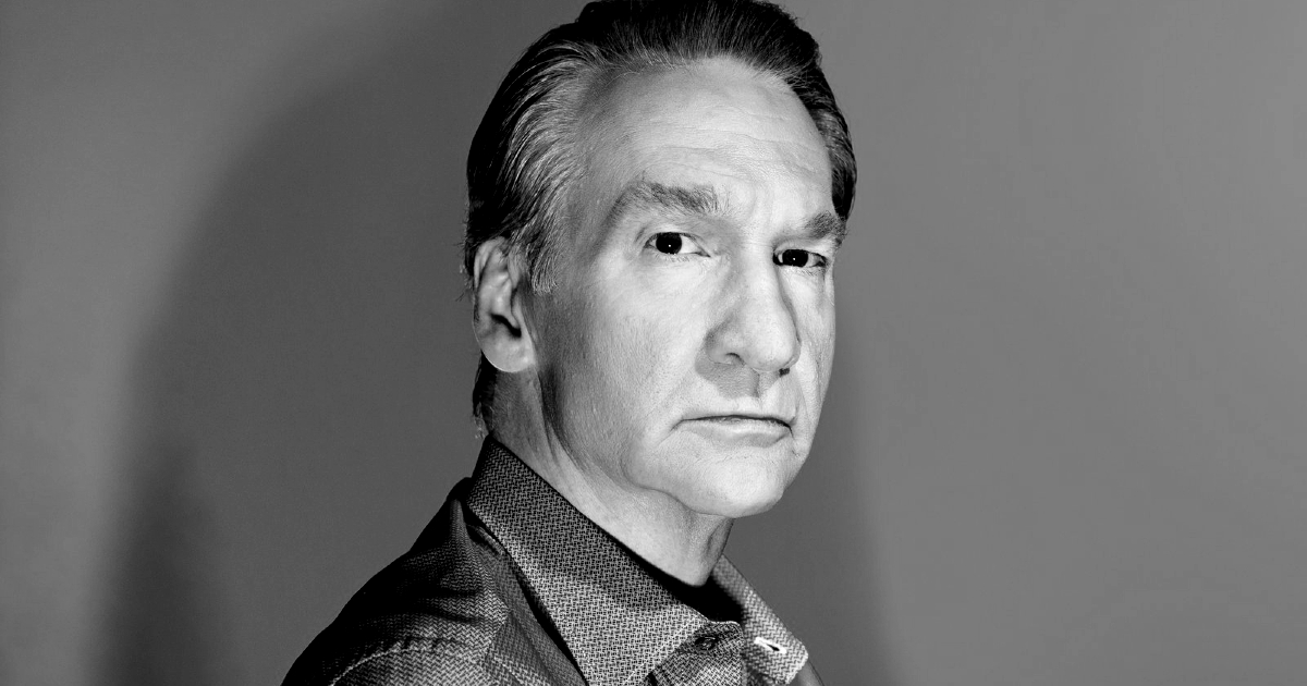 bill maher guarda in camera con espressione seria - nerdface