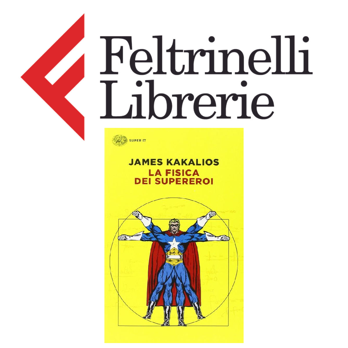 lo shop feltrinelli dove acquistare il libro la fisica dei supereroi - nerdface
