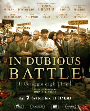 james franco guida gli opperai nel poster di in dubious battle - nerdface