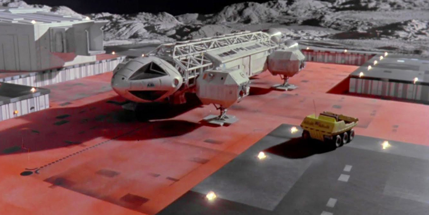 il modello finito è sulla pista di decollo dell'asteroide di spazio 1999 - nerdface