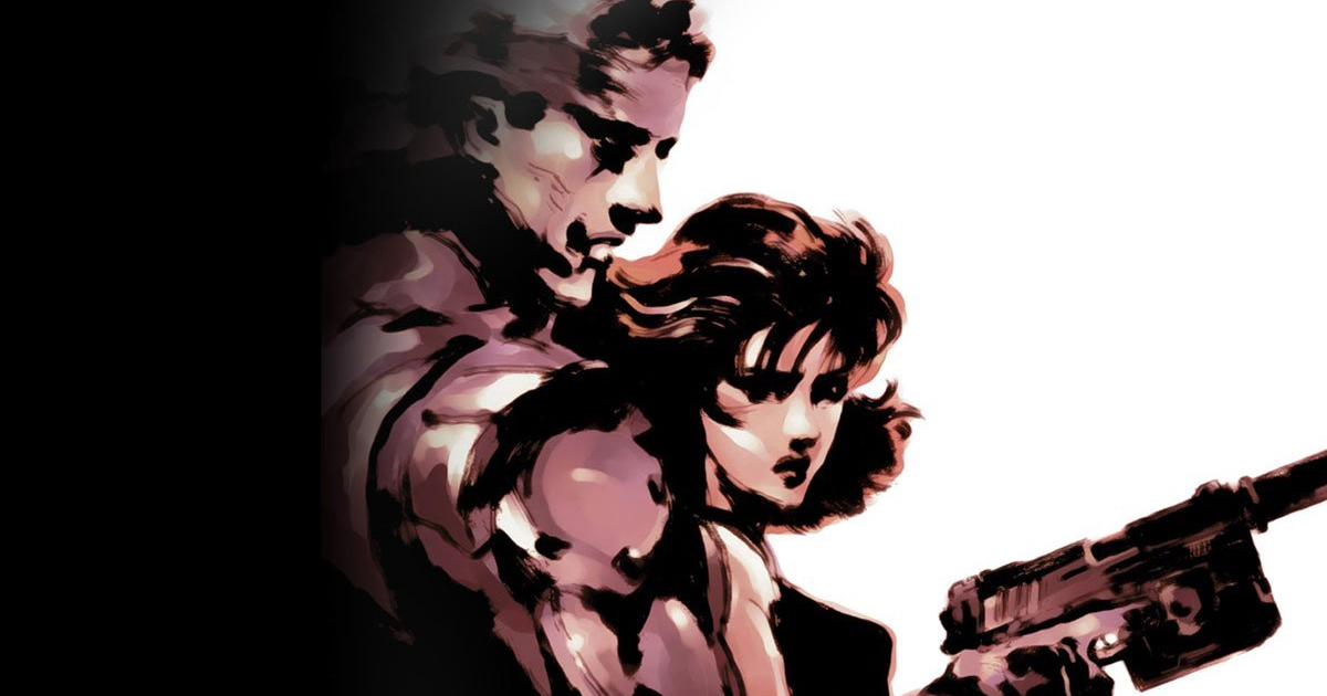 un artwork di snake e meryl di metal gear solid - nerdface