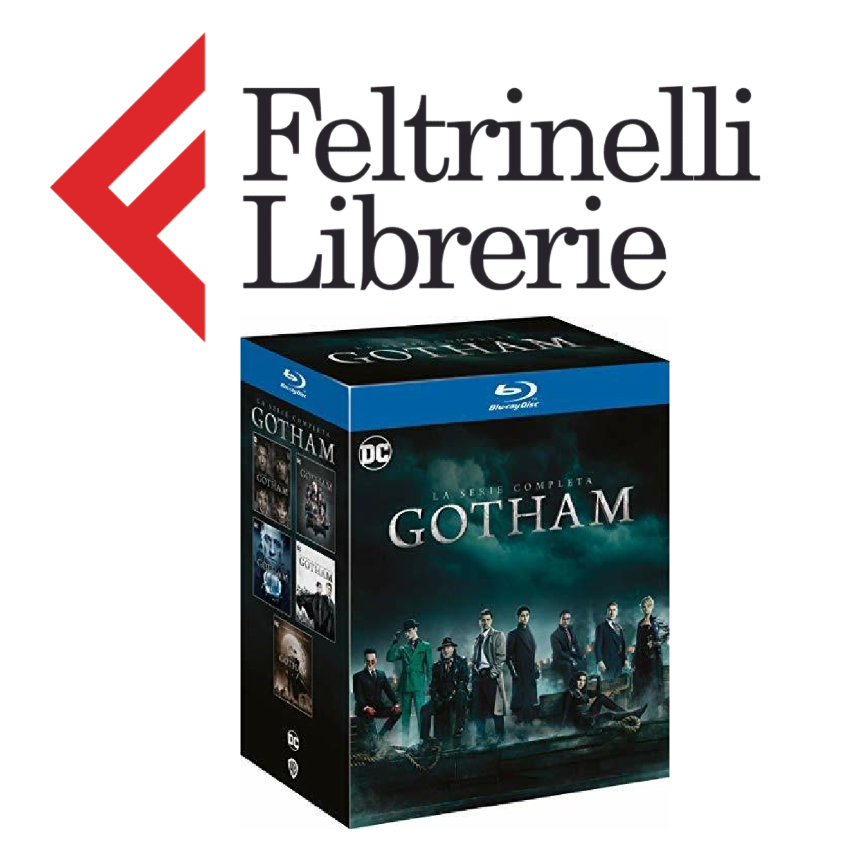 lo shop feltrinelli dove acquistare il cofanetto in blu-ray della serie gotham - nerdface 