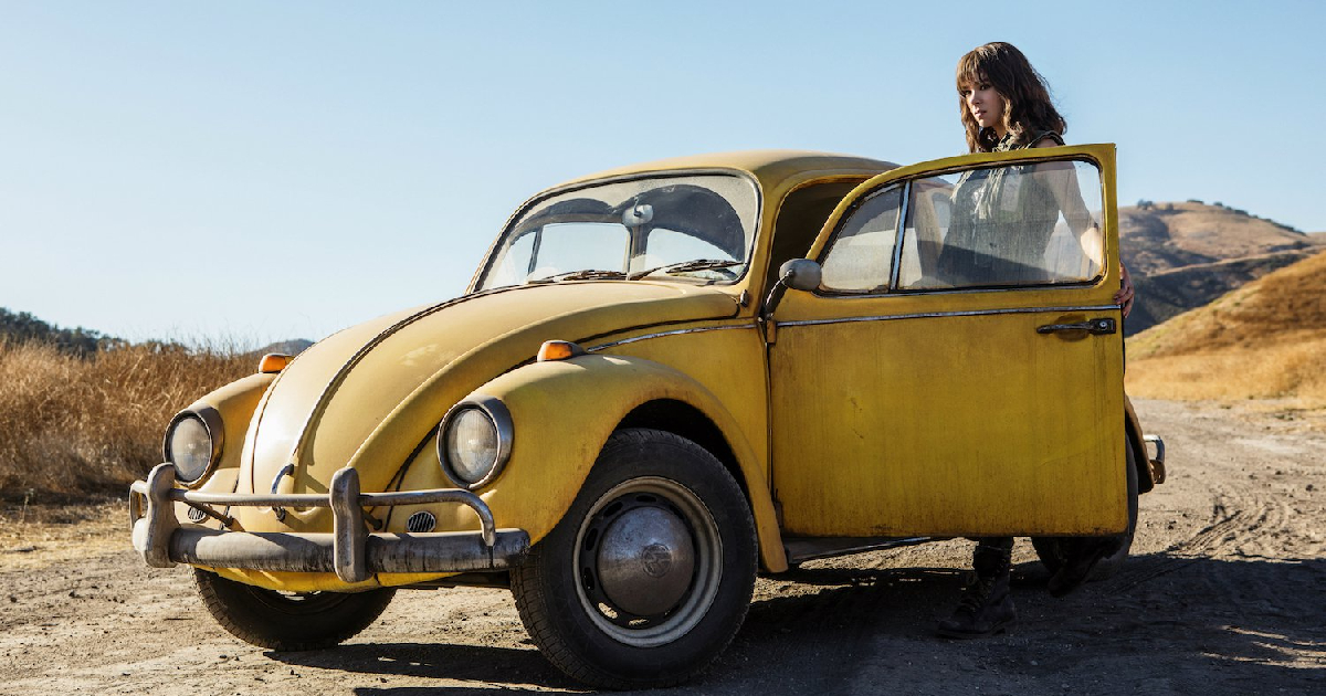 il maggiolino giallo di bumblebee - nerdface