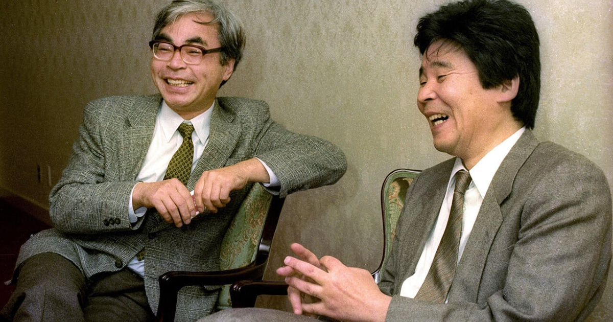 hayao miyazaki e isao takahata ridono inseieme - nerdface