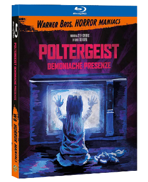 la cover del blu ray di horror maniacs di poltergeist - nerdface