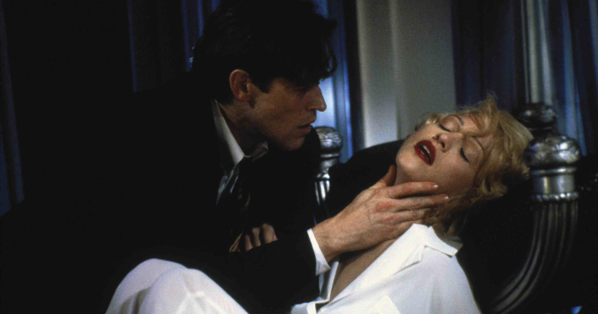 willem dafoe e madonna in body of evidence - nerdface