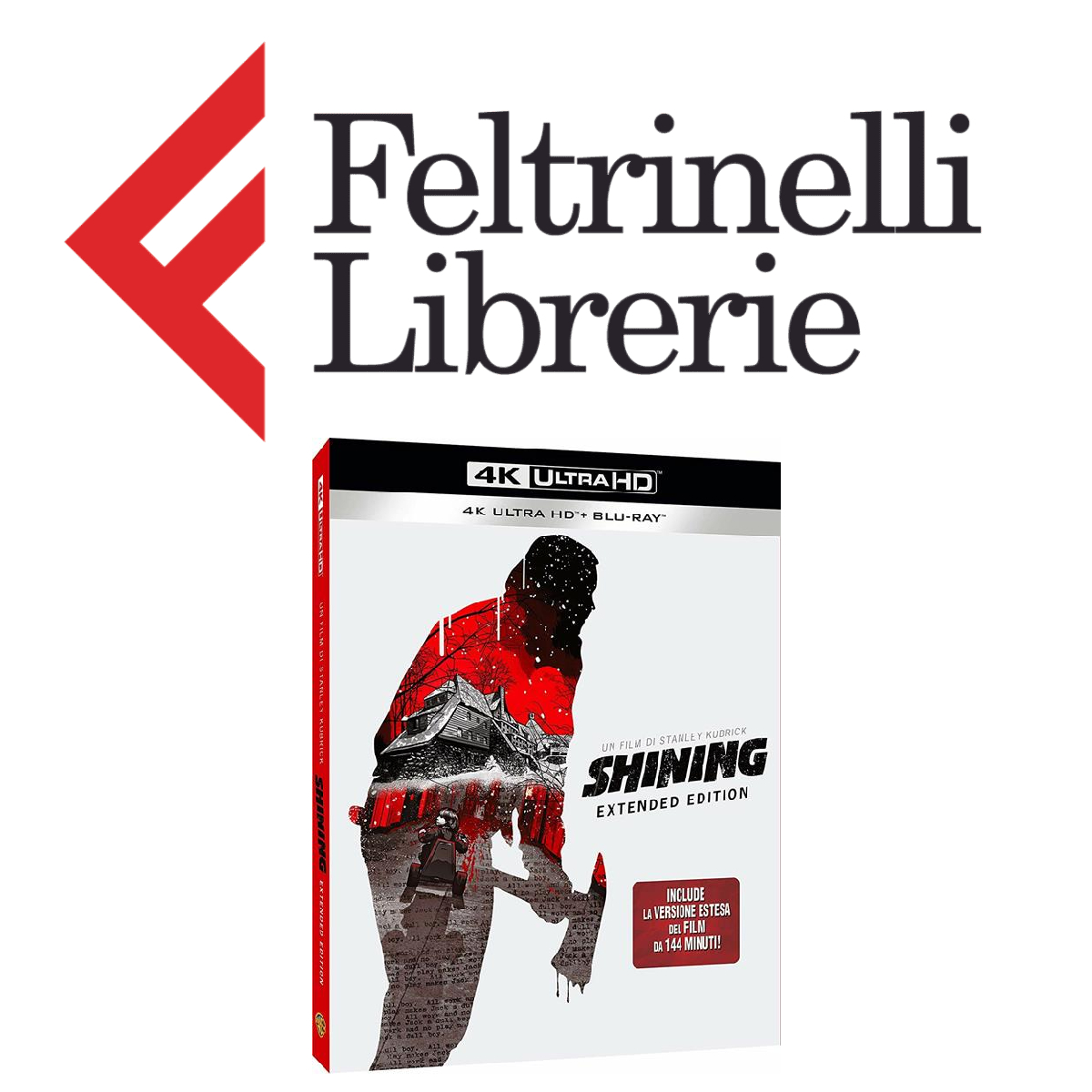 lo shop feltrinelli dove acquistare il blu-ray in 4k uhd di shining - nerdface