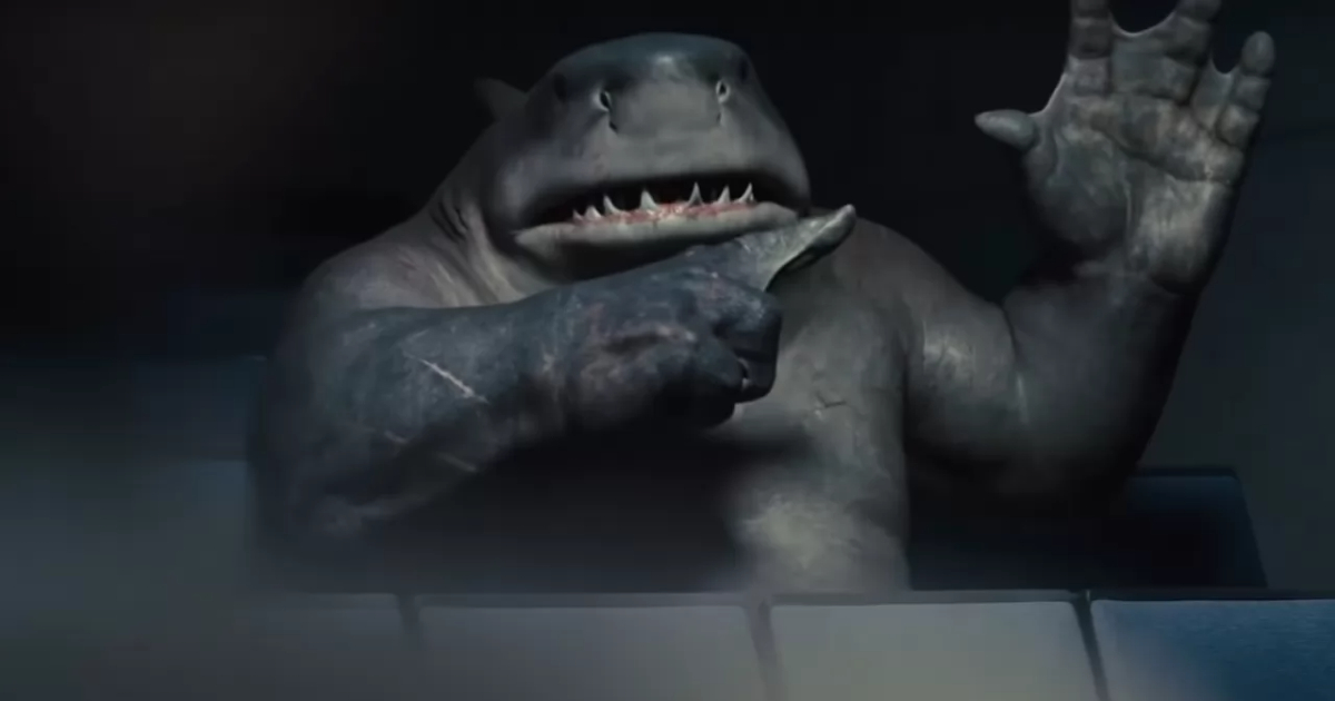 sylvester stallone è king shark in the suicide squad - nerdface