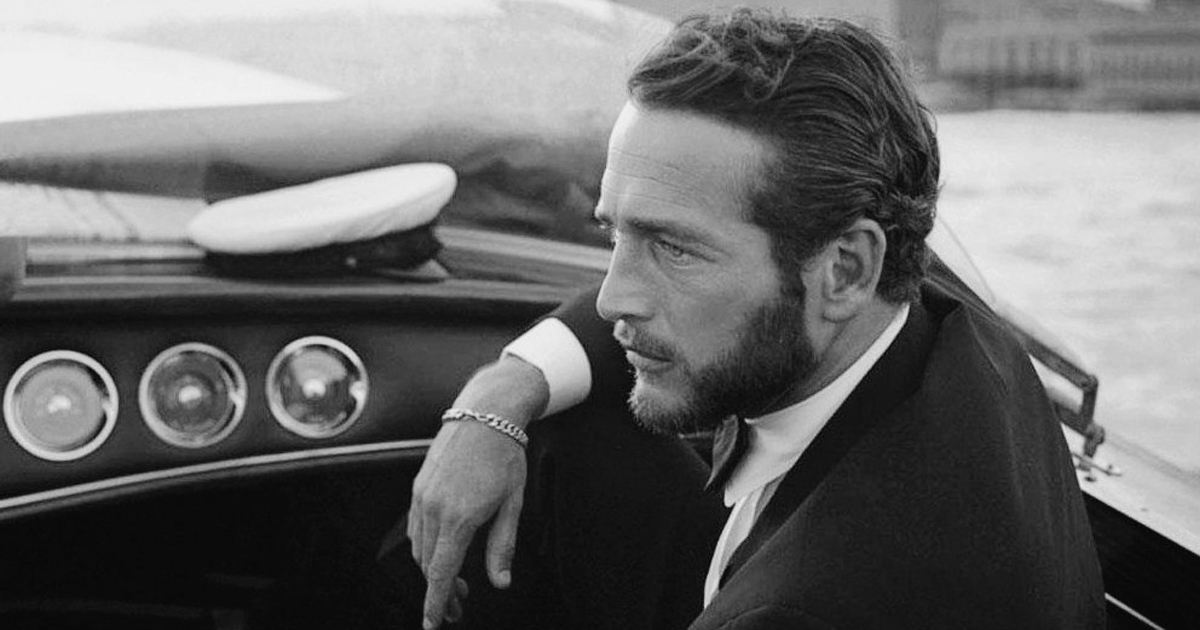 paul newman alla guida di un motoscafo - nerdface