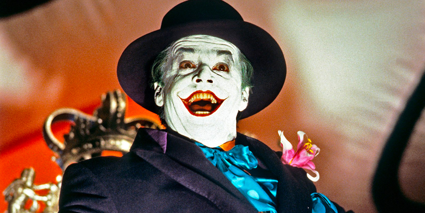 jack nicholson è l'indimenticabile joker nel batman del 1989 di tim burton - nerdface
