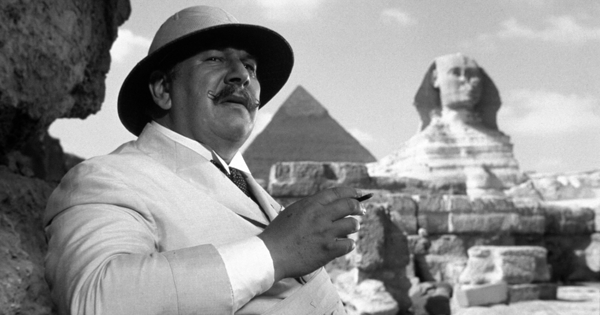 peter ustinov è hercule poirot in assassino sul nilo - nerdface