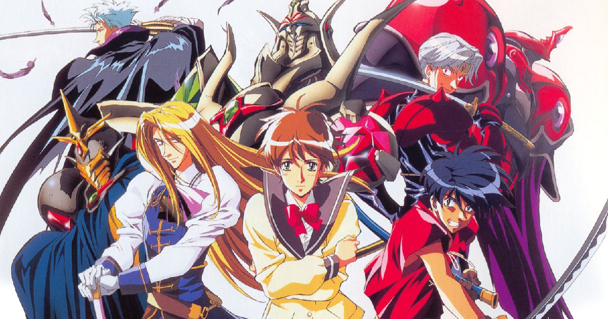 tutti i protagonisti de i cieli di escaflowne - nerdface