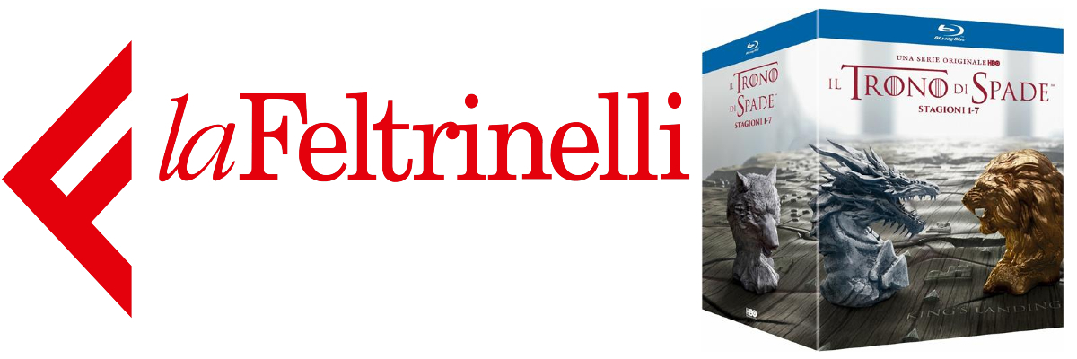 lo shop feltrinelli dove acquistare l'home video con la collection di game of thrones - nerdface