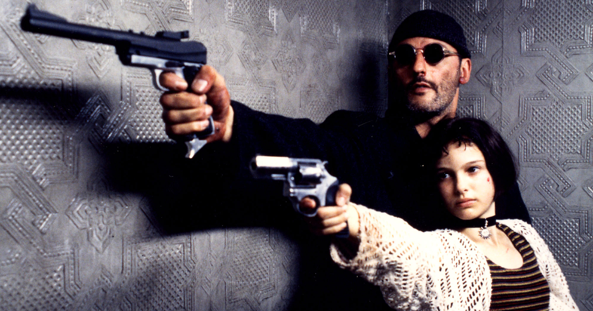 natalie portman in leon impara a sparare grazie a jean reno - nerdface