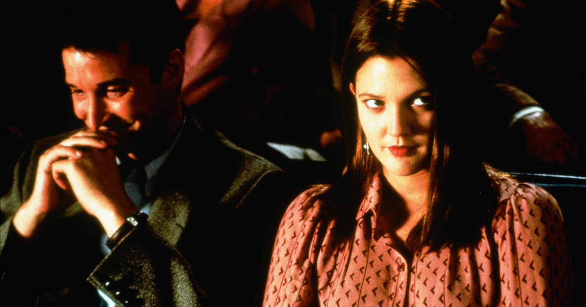 noah wyle ridacchia accanto a drew barrymore in donnie darko - nerdface