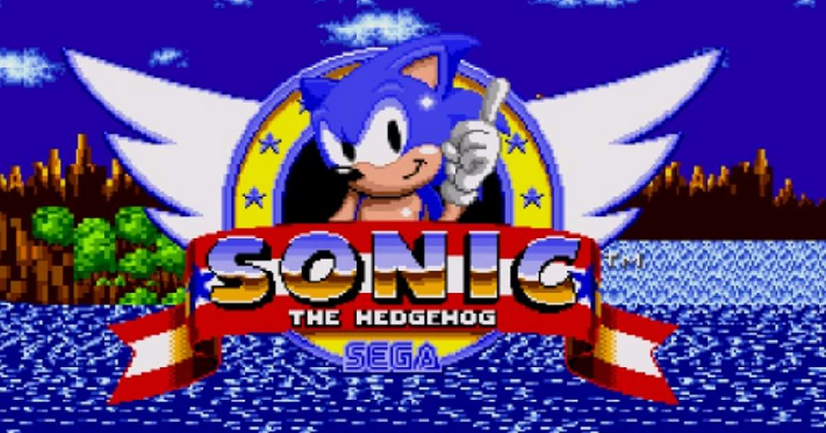 il logo di sonic del videogame del 1991 - nerdface