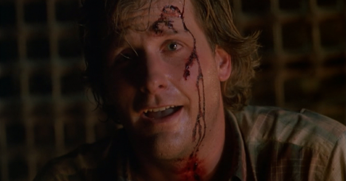 jeff daniels insanguinato in aracnofobia - nerdface