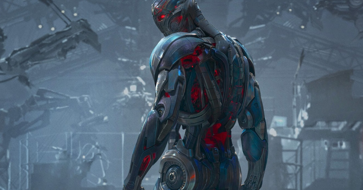 in avengers age of ultron il nemico si sta preparando alla guerra nel suo laboratorio in cui crea l'esercito di robot - nerdface