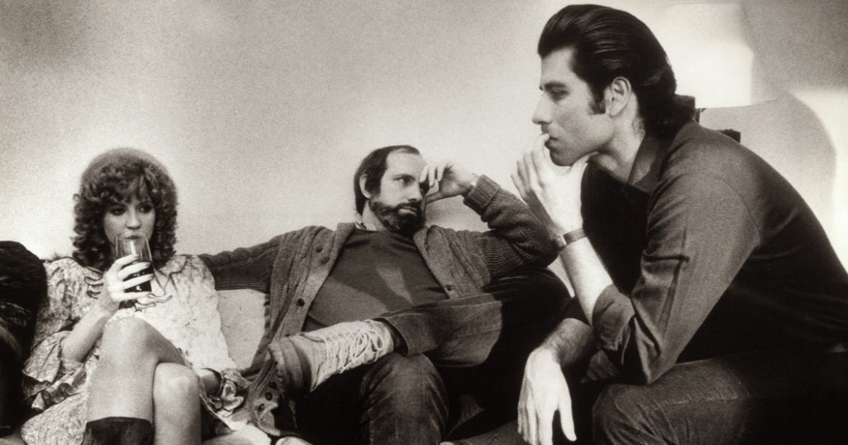 brian de palma è con john travolta sul set di blow out - nerdface