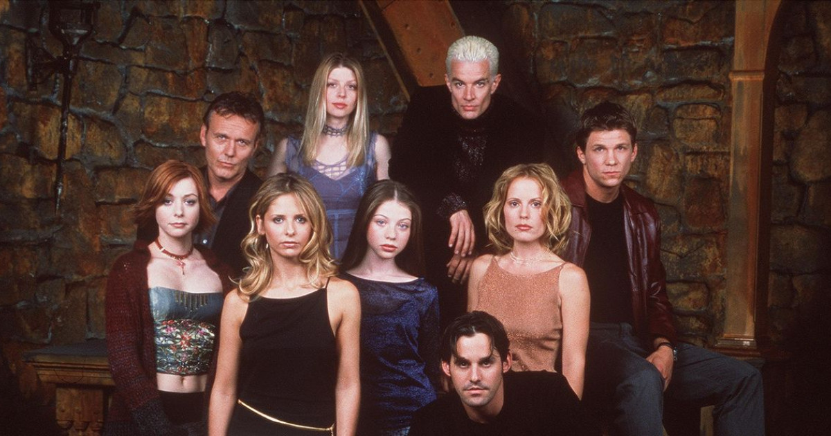 tutto il cast di buffy l'ammazzavampiri - nerdface