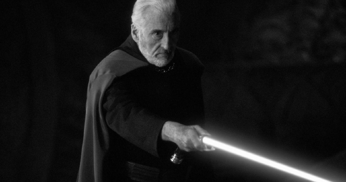 christopher lee è il conte dooku in star wars - nerdface