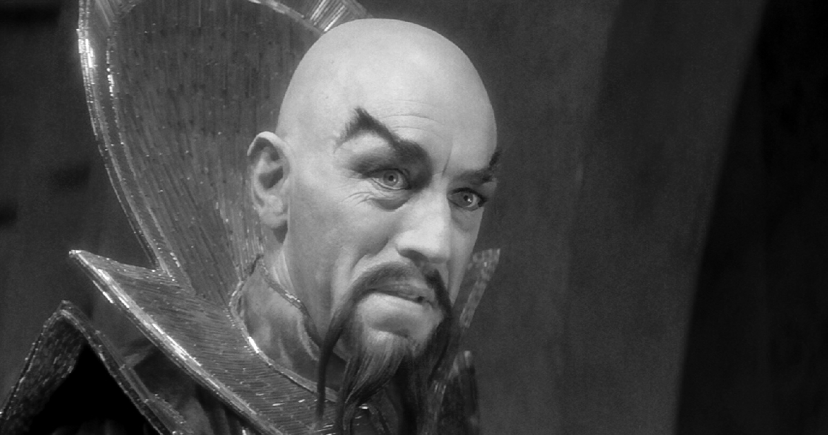 pelato, truccato e in costume, max von sydow è il vallain di flash gordon - nerdface