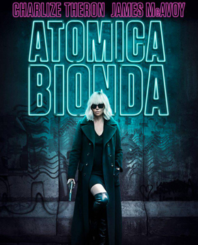 locandina ufficiale di atomica bionda - nerdface