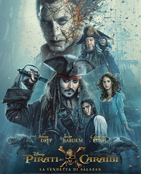 il poster di pirati dei caraibi la vendetta di salazar - nerdface