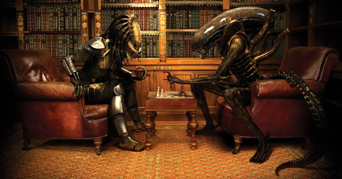lo xenomorfo e predator giocano a scacchi: un'altra tappa della saga di alien - nerdface