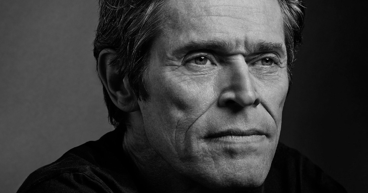 primo piano di willem dafoe - nerdface