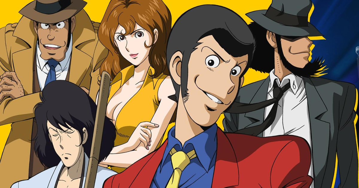 i quattro della banda più l'ispettore zenigata in un banner promozionale - nerdface