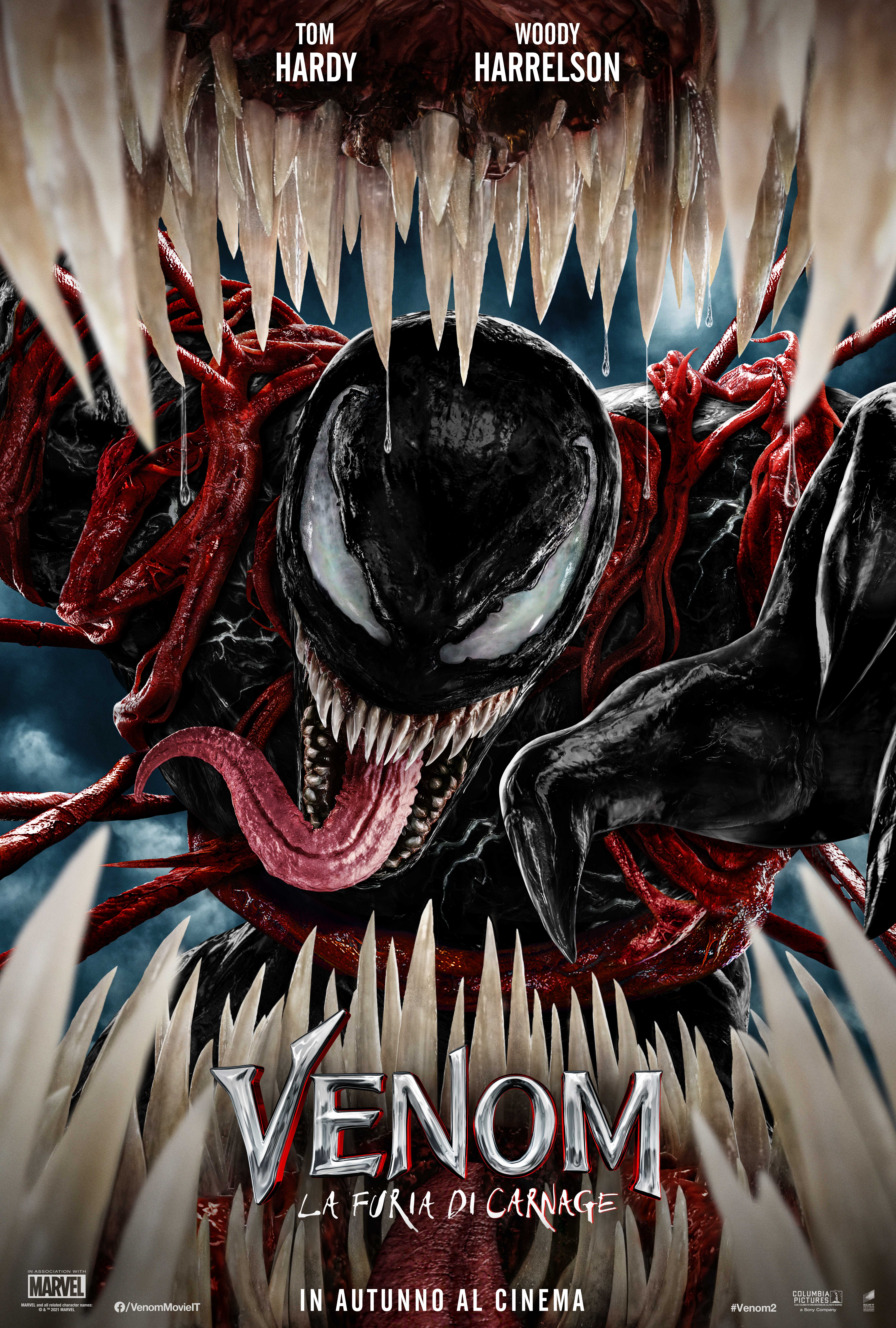 il poster ufficiale di venom la furia di carnage - nerdface