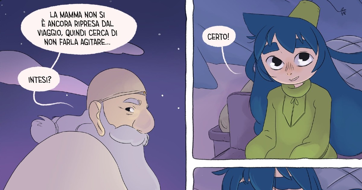 Una vignetta dal graphic novel figlia di luna - nerdface