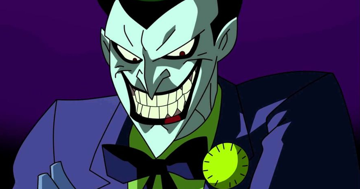 il joker dei cartoni animati doppiato da mark hamill - nerdface