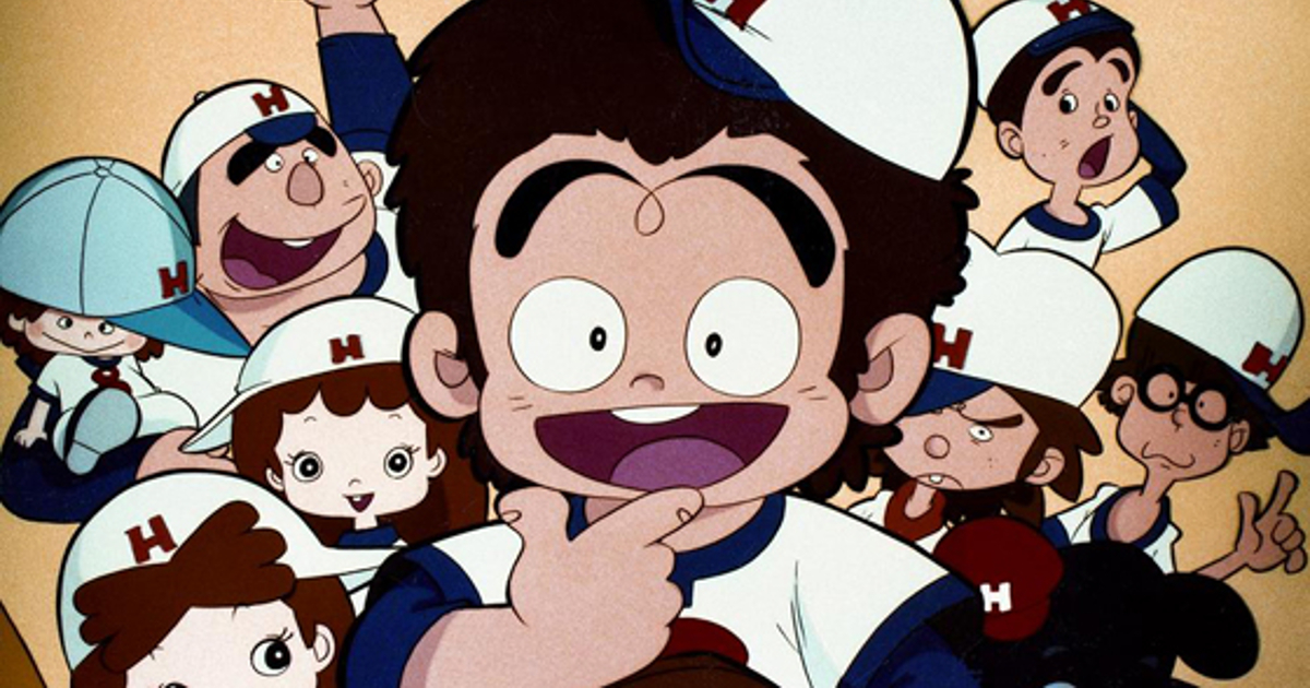 il primo piano del protagonista de il fichissimo del baseball con dietro il resto della squadra - nerdface