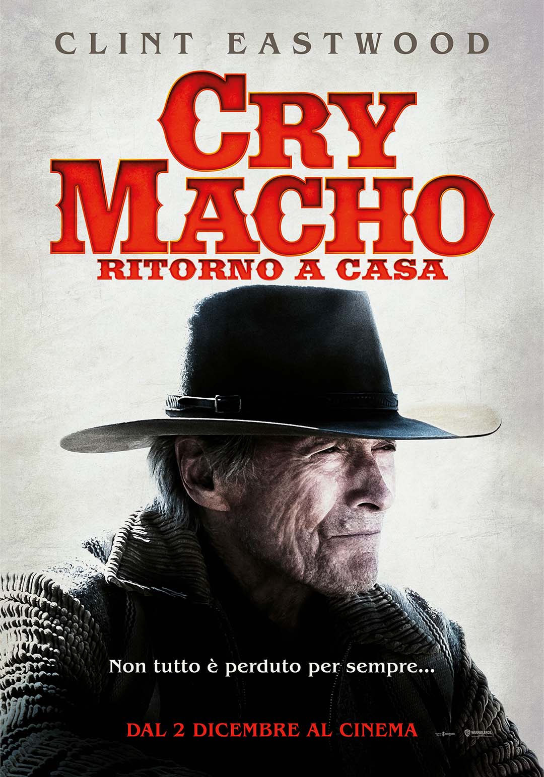 il poster ufficiale di cry macho ripropone clint eastwood in delle due espressioni citate da sergio leone, quella col cappello - nerdface