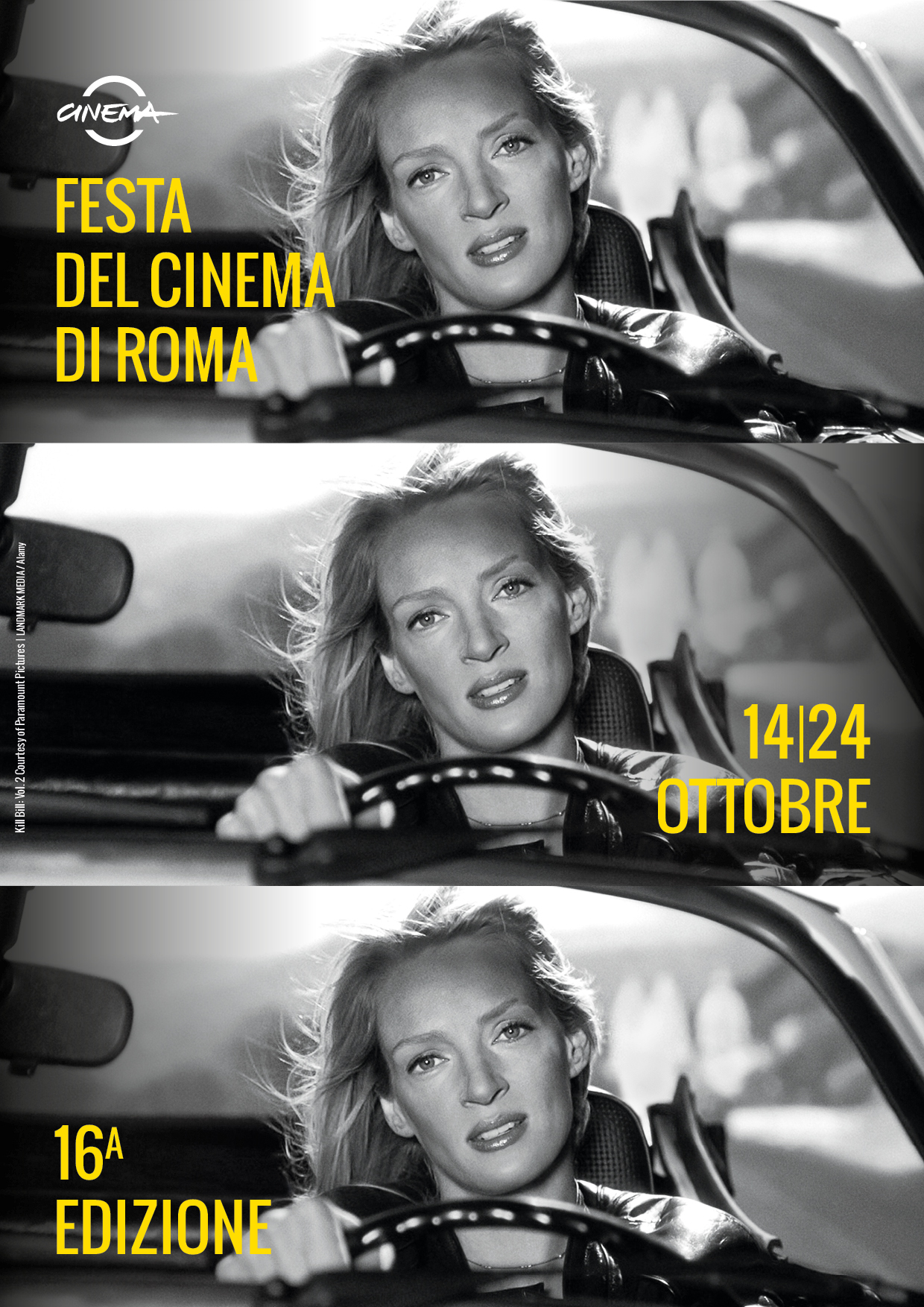 uma thurman è la protagonista del manifesto ufficiale della festa del cinema 2021 - nerdface