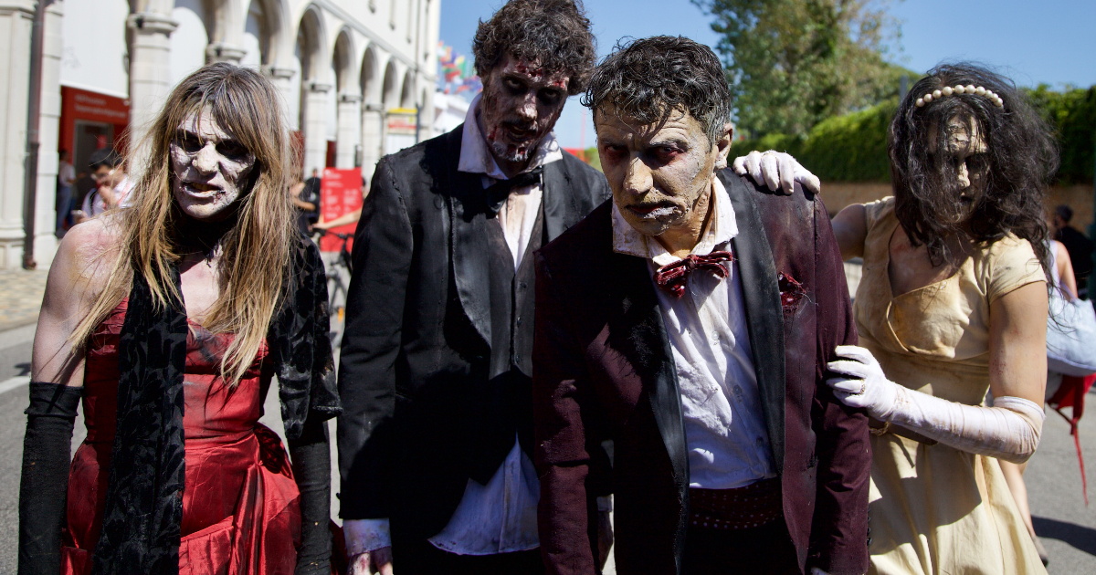 i quattro zombie sul red carpet - nerdface