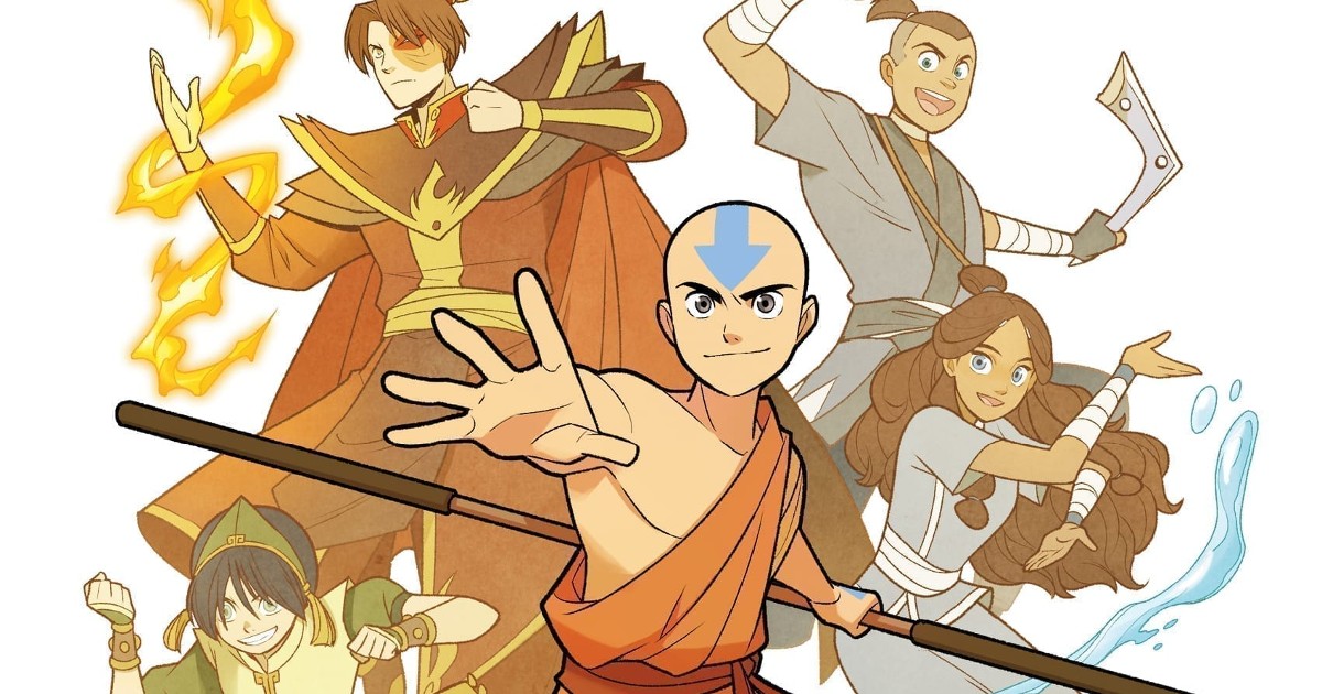 I personaggi principali del fumetto Avatar The Last Airbender - nerdface