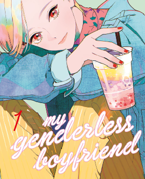 la copertina del manga presenta il protagonista genderless - nerdface