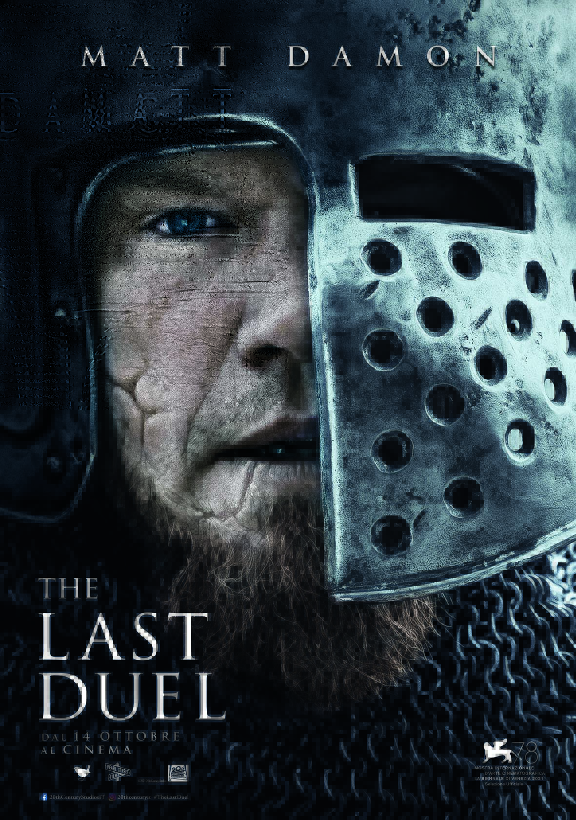 il poster di the last duel con matt damon - nerdface