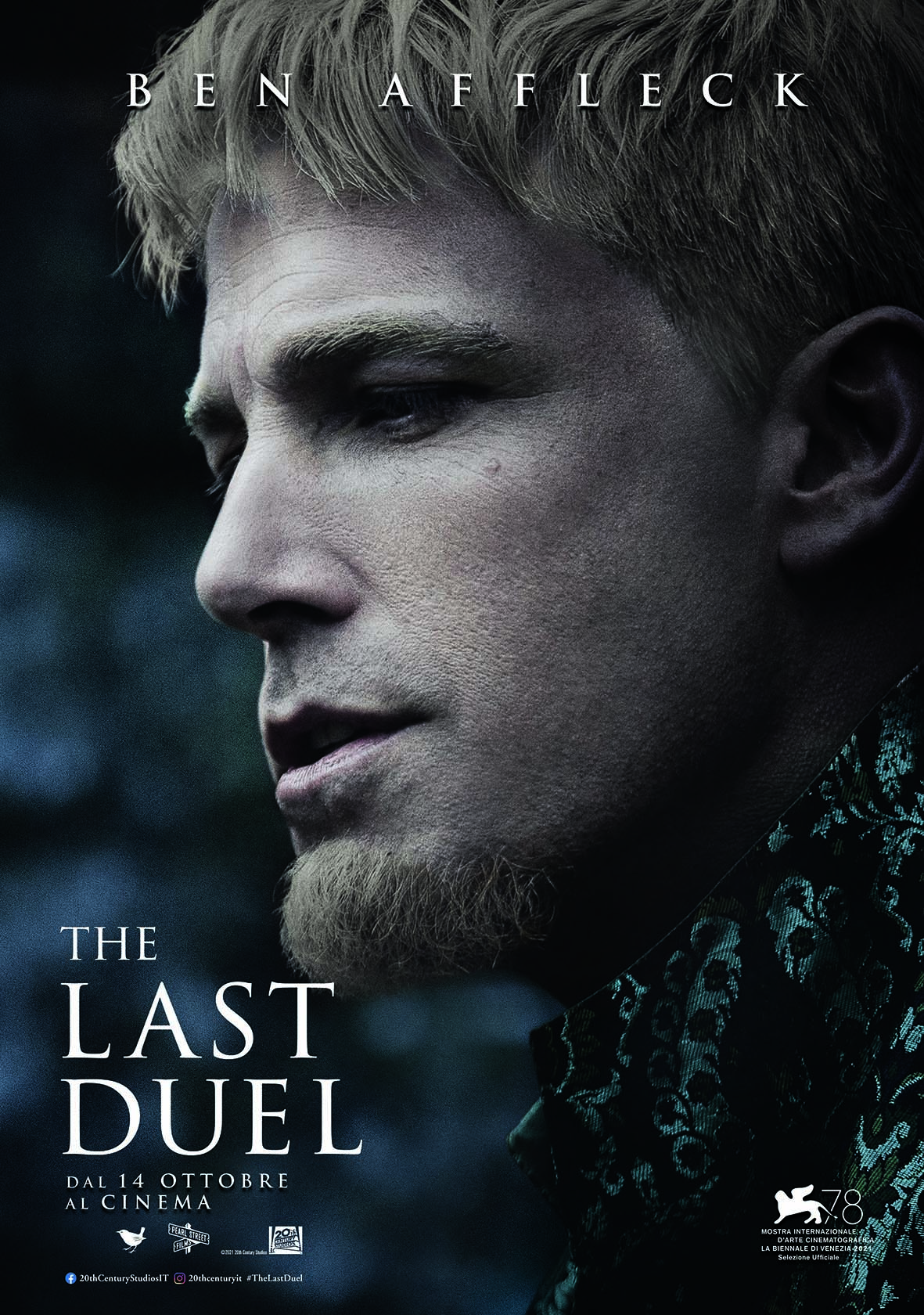 il poster con ben affleck di the last duel - nerdface