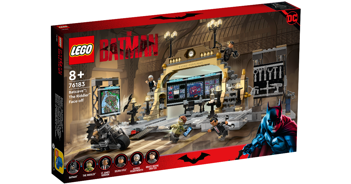 il lego batman con la batcaverna presentato al dc fandome - nerdface