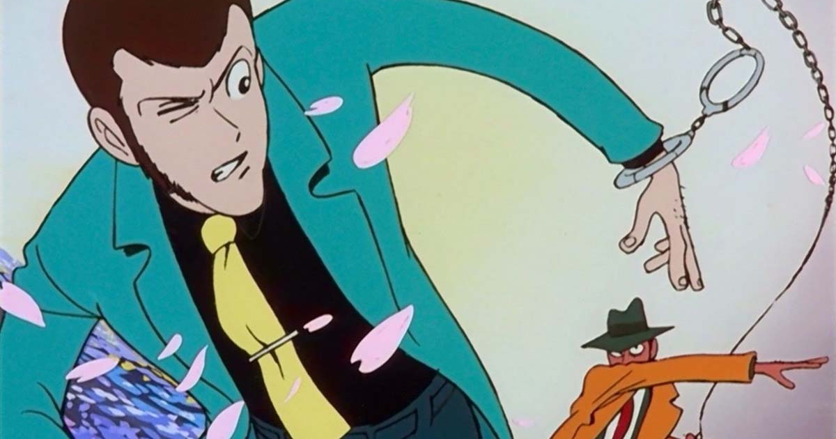 zenigata lancia una manetta contro lupin III - nerdface