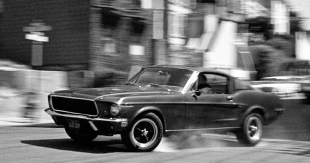 la mustang sgomma per le strade di san francisco in bullitt - nerdface