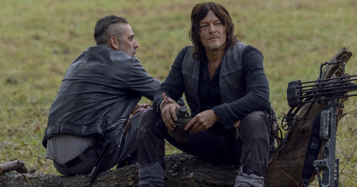 daryl e negan in the walking dead - nerdface