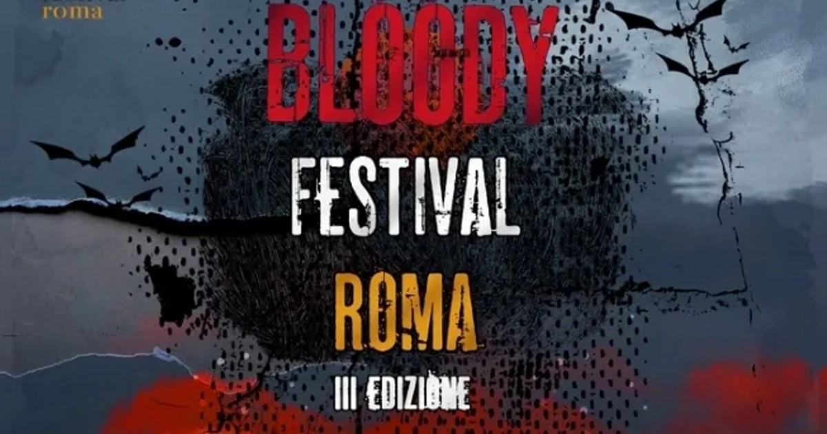 locandina del bloody festival roma 2021 - nerdface