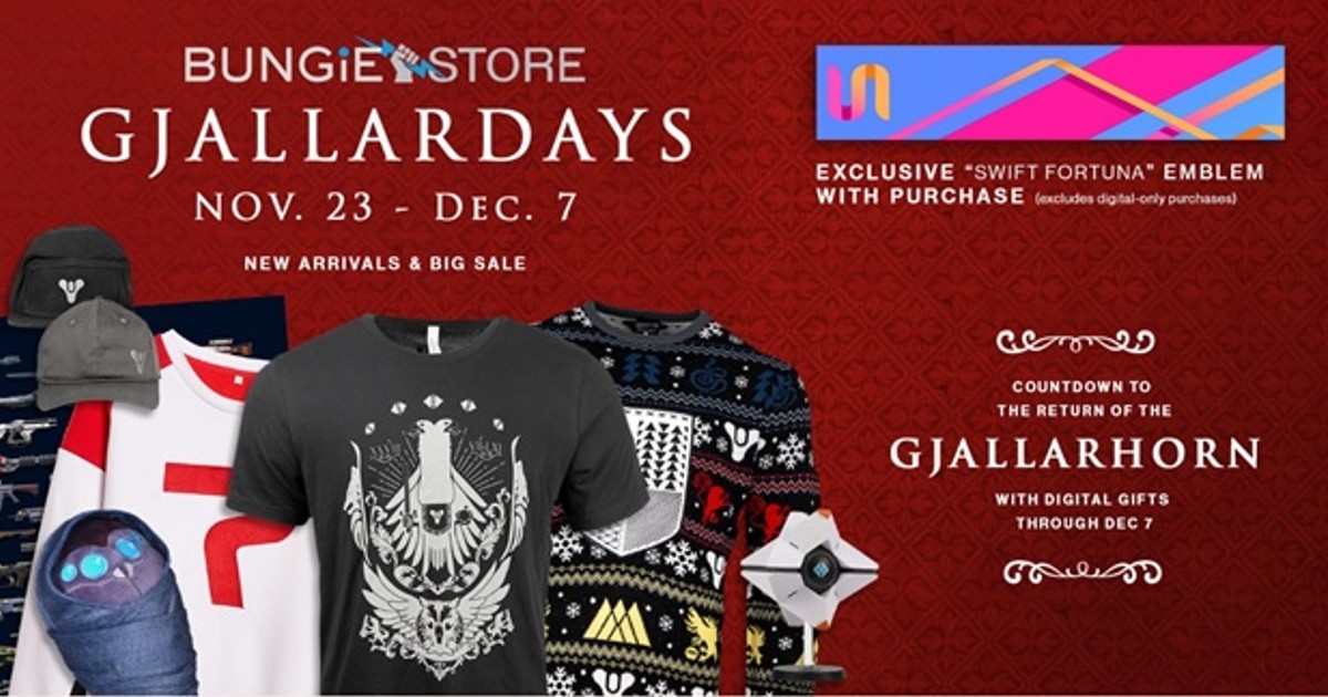 i Gjallargiorni del Bungie Store - nerdface