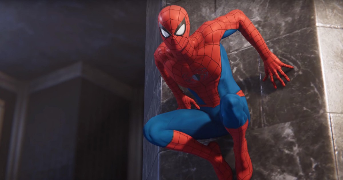 Spider-man su una parete - nerdface