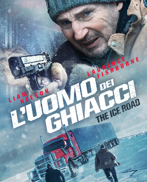 il poster del film mostra liam neeson puntare una pistola contro qualcuno e un camion in bilico su una lastra di fghiaccio in scioglimento - nerdface